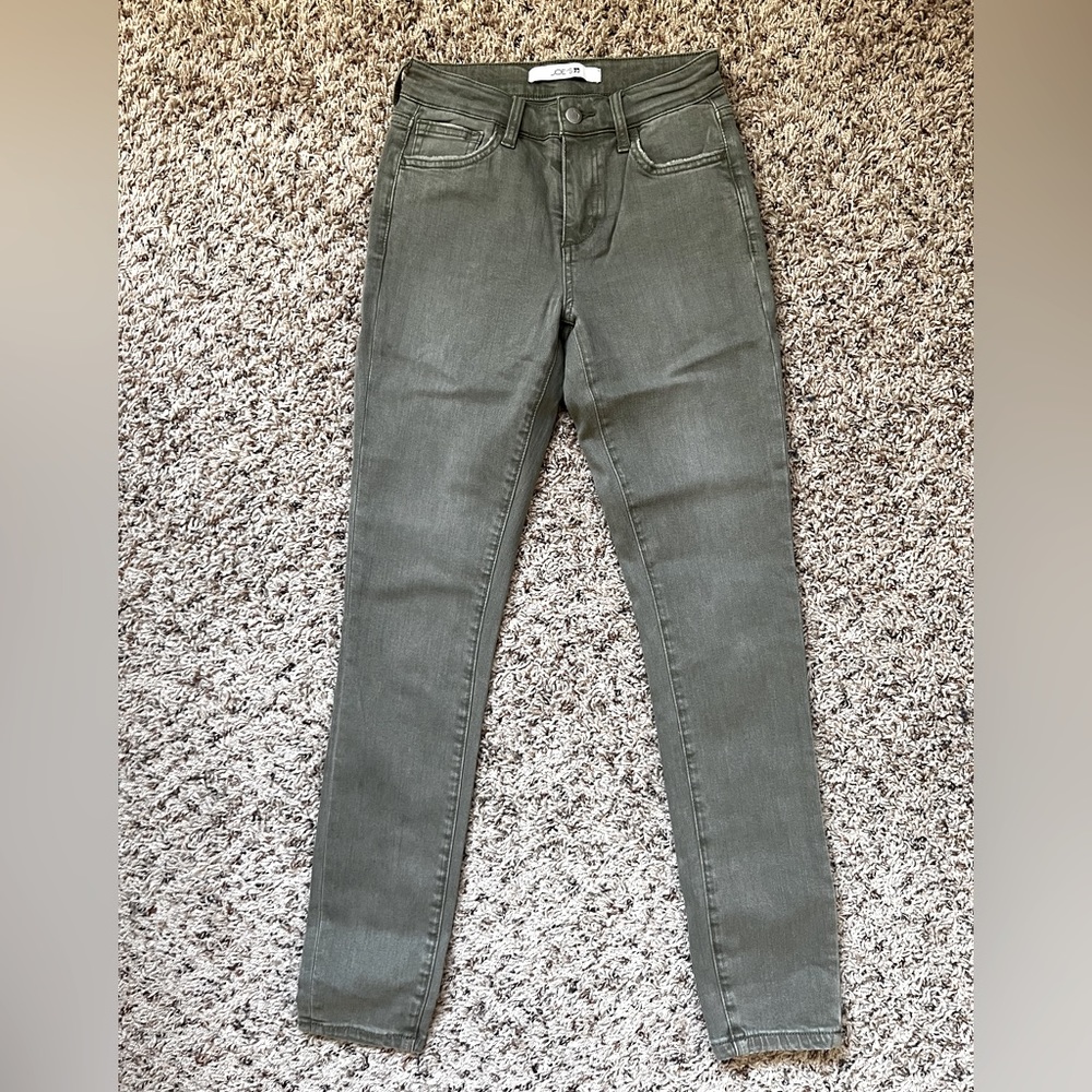 NWOT Joe’s Jeans Skinny Jeans green wash Size 25
